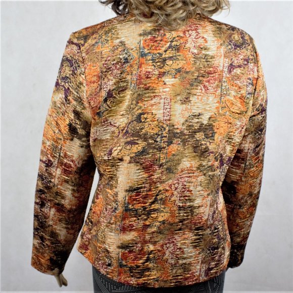 Analogy Beautiful M Petite Oriental Jacket - Picture 8 of 9